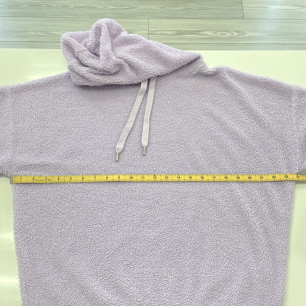 Teddy Fabric Pullover Hoodie - Picture 8 of 12